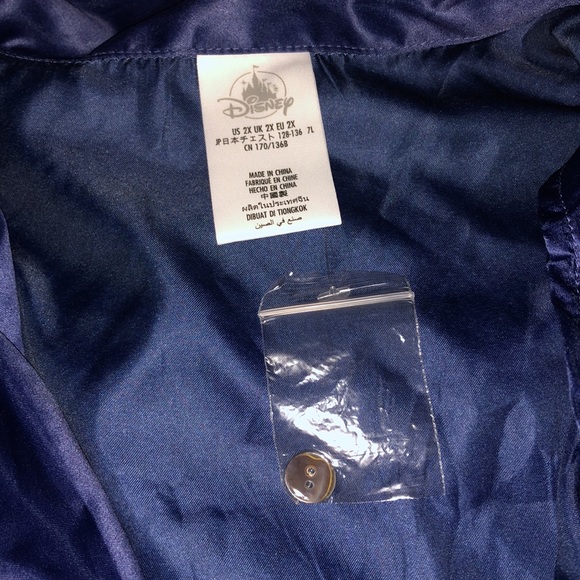 Walt Disney World 50th Celebration Satin PJ Pajama Set Castle Collection size 2X - Picture 8 of 9